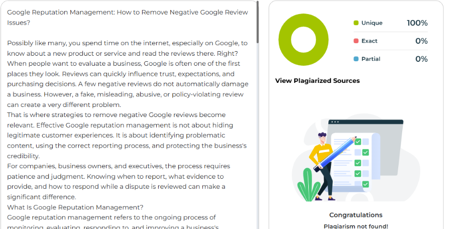 Plagiarism Report