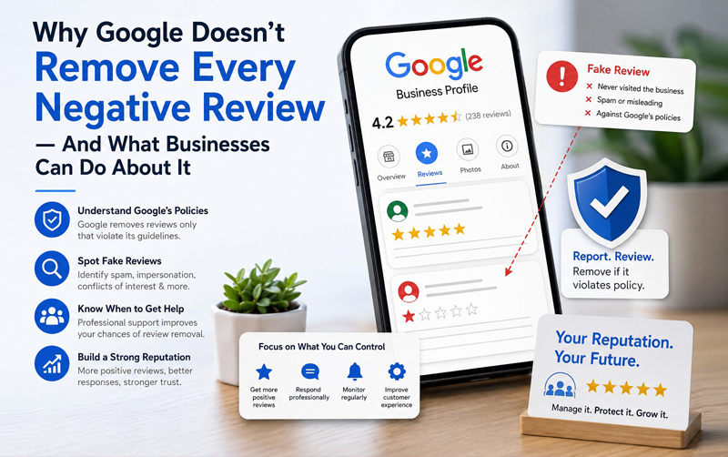 Why 				Google Doesn't Remove Every Negative Review